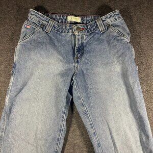 Twenty X Jackson Lower Rise Women's Bootcut Denim Jeans 3/4 X 34 Carpenter VTG